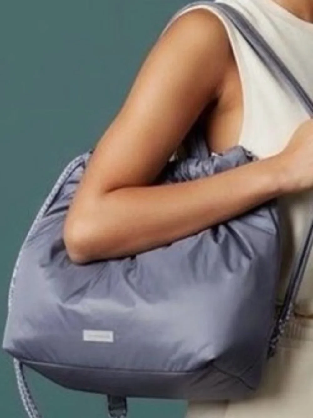 Wildfox Black & Gray  Drawstring Backpack - Picture 2 of 14